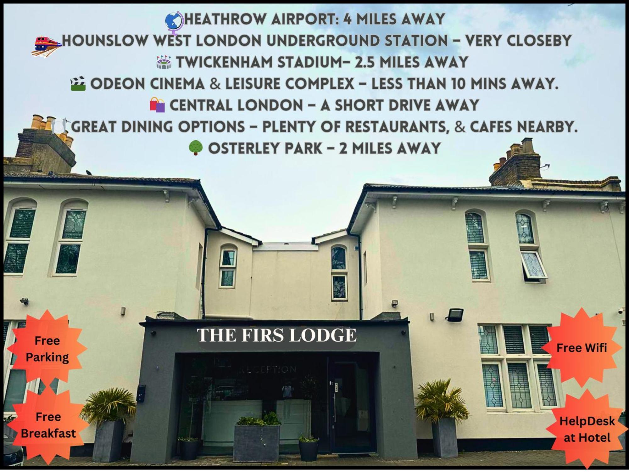 Oyo Firs Lodge London Heathrow Hounslow Eksteriør bilde